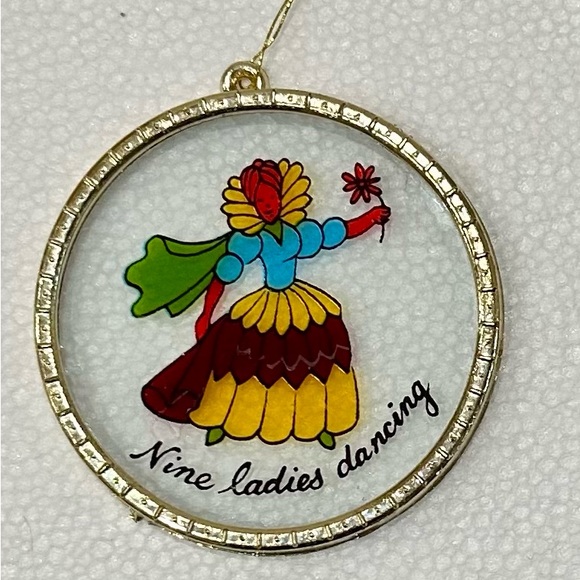 Trim A tree the twelve days of Christmas nine lady’s dancing - Picture 2 of 5